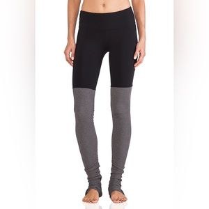 Alo Goddess Leggings, Black/Gray